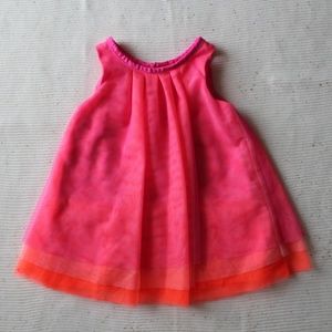 Mesh baby girl dress